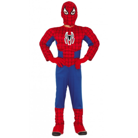 Disfraz de Spider Musculoso con Araña - Disfraces de Superheroes para Niños