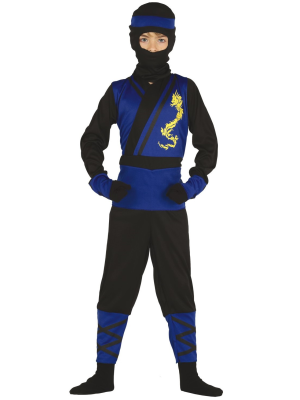 Disfraz de Ninja Azul - Disfraces Orientales para Niños