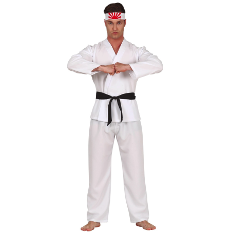 Disfraz de Karateka Blanco - Disfraces Orientales Adultos