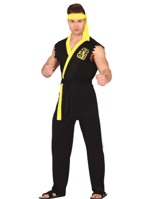Disfraz de Karateka Cobra Negro - Disfraces Orientales para Hombre