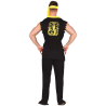Disfraz de Karateka Cobra Negro - Disfraces Orientales para Hombre