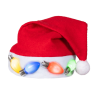 Gorro Papa Noel con Luces Navideñas