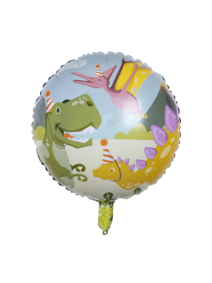 Globo Circular Dinosaurios - Fiestas de Cumpleaños de Dinosaurios