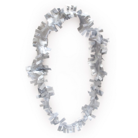 Collar de Plastico Plateado