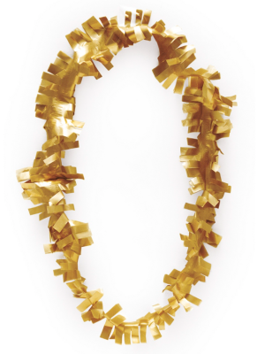 Collar de Plastico Dorado - Photocall Y Bolsas de Cotillon