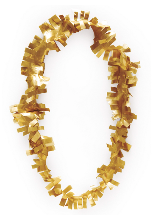 Collar de Plastico Plateado