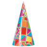 Gorro Cono Carton Colores Surtidos