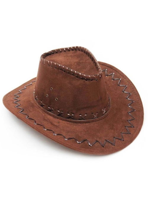 Sombrero Vaquero Tejano Infantil Marron - Complementos de Vaqueros
