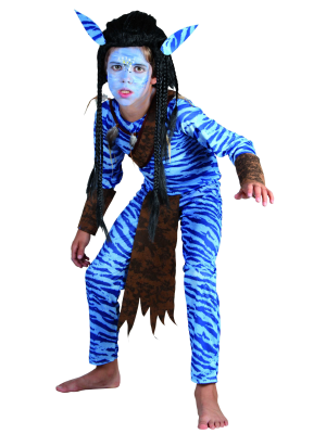 Disfraz de Avatar Niño - Disfraces de Indigenas Azules Infantiles