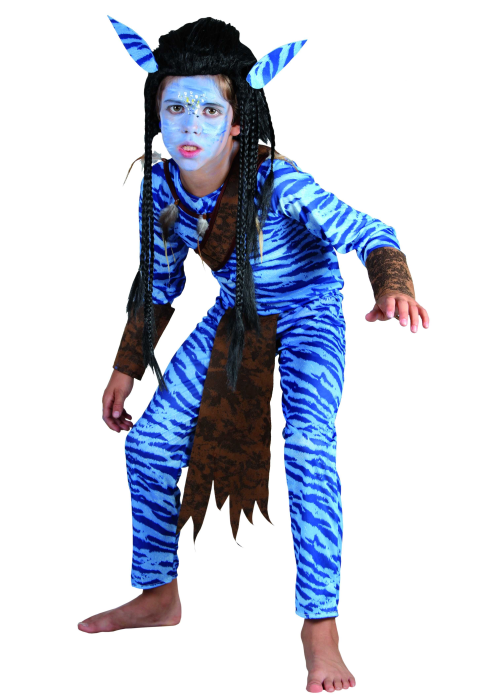 Disfraz de Avatar Niño - Disfraces de Indigenas Azules Infantiles