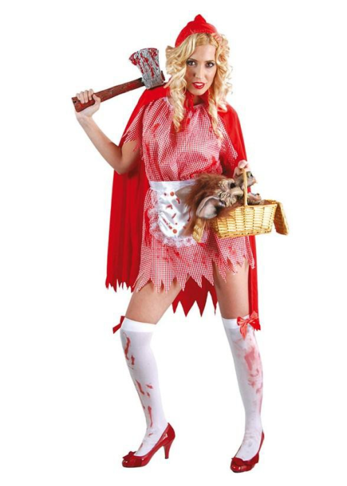 Disfraz Sangriento de Caperucita - Disfraces de Halloween para Mujer