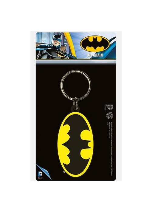 LLAVERO DC CÃ“MICS CAUCHO - DC COMICS - BATMAN SYMBOL - Regalos de DC Comics