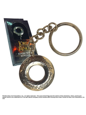 Comprar LLAVERO METÃLICO ELVISH SCRIPT - EL SEÃ‘OR DE LOS ANILLOS - Regalos de El Señor de Los Anillos
