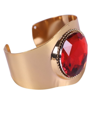 Braçalet d'or amb Pedra Vermella