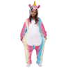 Disfraz de Unicornio Rayas Multi Infantil - Disfraces Kigurumis Infantiles