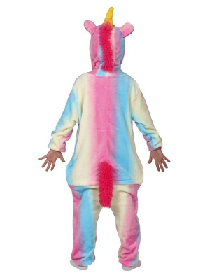 Disfraz de Unicornio Rayas Multi Infantil - Disfraces Kigurumis Infantiles