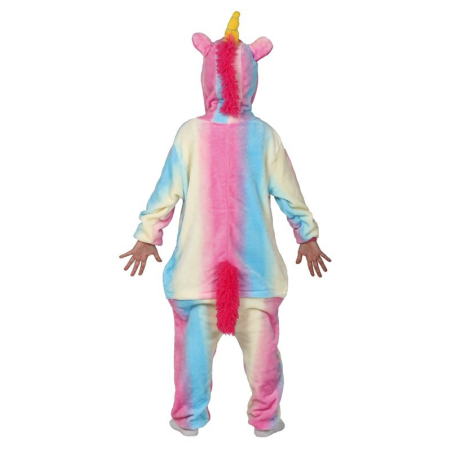 Disfraz de Unicornio Rayas Multi Infantil - Disfraces Kigurumis Infantiles