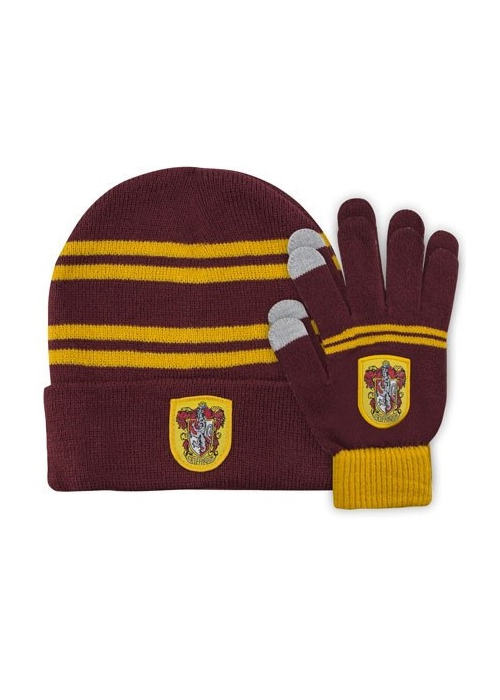 Set de Guantes + Gorro para niño - Gryffindor - Harry Potter - Regalos de Harry Potter