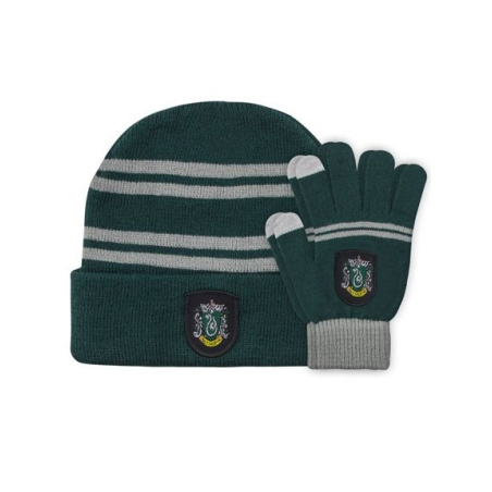 Lote de guantes tactiles y gorro para niño - Slytherin - Harry Potter - Regalos de Harry Potter