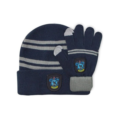Lote de guantes tactiles y gorro para niño - Ravenclaw - Harry Potter - Regalos de Harry Potter