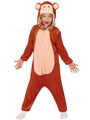 Disfraz de Mono Pijama Peluche Infantil - Disfraces de Animales Infantiles