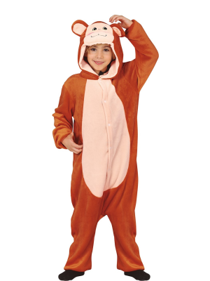 Disfraz de Mono Pijama Peluche Infantil - Disfraces de Animales Infantiles
