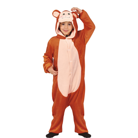 Disfraz de Mono Pijama Peluche Infantil - Disfraces de Animales Infantiles