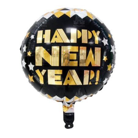 Globo circular Happy New Year - Inicio