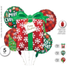 Globos Set Regalos Merry Christmas