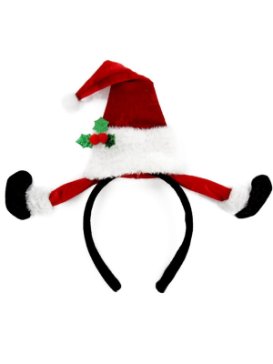 Diadema Papa Noel Pies - Gorros y Diademas para Cotillon