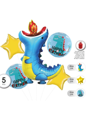 Comprar Globos Set Dragon 5 Unid - Globos de Formas Metalizados