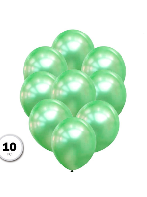 Comprar Globos Verdes Oscuro Brillo 10 Unid - Globos