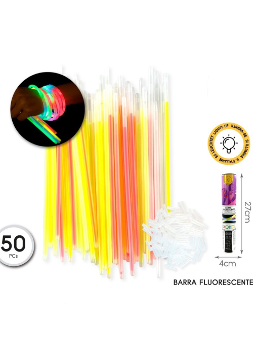 Barras Fluorescentes 50 Unid - Articulos y Decoracion de Fiesta