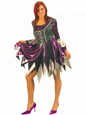 Comprar Disfraz de Vampiresa Morada Picos Mujer - Disfraces de Vampiros y Vampiresas Adultos