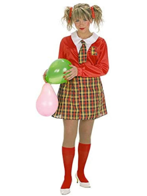 Disfraz de Colegiala Roja Mujer - Disfraces Estudiantes y Niños para Mujer