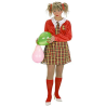 Disfraz de Colegiala Roja Mujer - Disfraces Estudiantes y Niños para Mujer