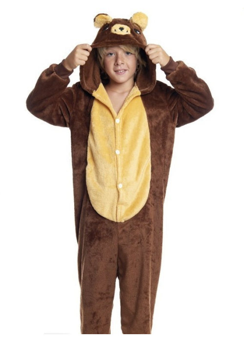 Disfraz de Oso Marron Peluche Inf