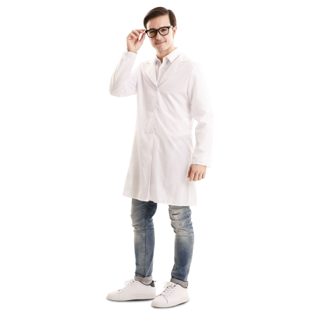 Bata Blanca adulto - Disfraces de Medicos y Enfermeras para Hombre