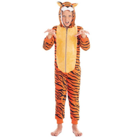 Disfraz de Tigre peluche pijama Infantil - Disfraces de Animales Infantiles
