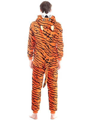 Disfraz de Tigre pijama peluche para adulto - Disfraces de Animales Adultos