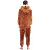 Disfraz de Leon pijama peluche adulto - Disfraces de Animales Adultos