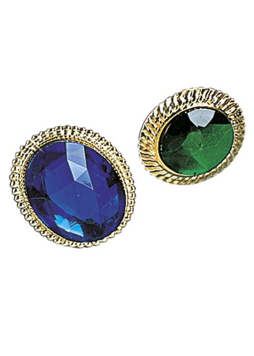 Anillo Piedra colores Borde Dorado Grande - Collares, Pulseras y Anillos