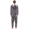 Disfraz de Lobo Gris Pijama Peluche - Disfraces de Animales Adultos