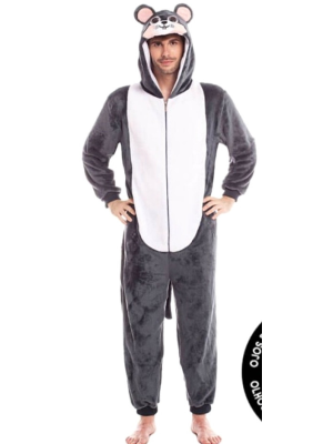 Disfraz de Raton Pijama Peluche adulto - Disfraces de Animales Adultos