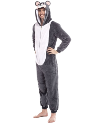 Disfraz de Raton Pijama Peluche adulto - Disfraces de Animales Adultos