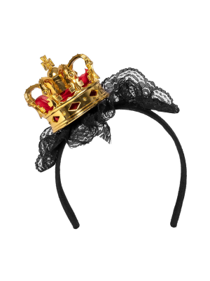 Diadema con Corona de Reina - Complementos de Alicia