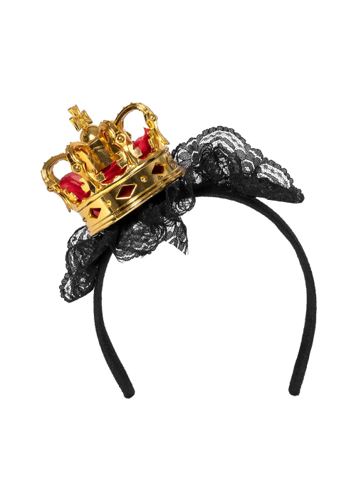 Diadema con Corona de Reina - Complementos de Alicia
