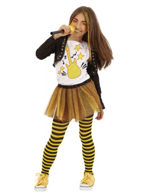 Disfraz de Rockera Roxy C.Pop Infantil - Disfraces de Rock y Punk