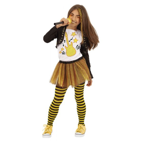 Disfraz de Rockera Roxy C.Pop Infantil - Disfraces de Rock y Punk