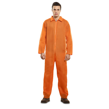 Disfraz de Prisionero Naranja adulto